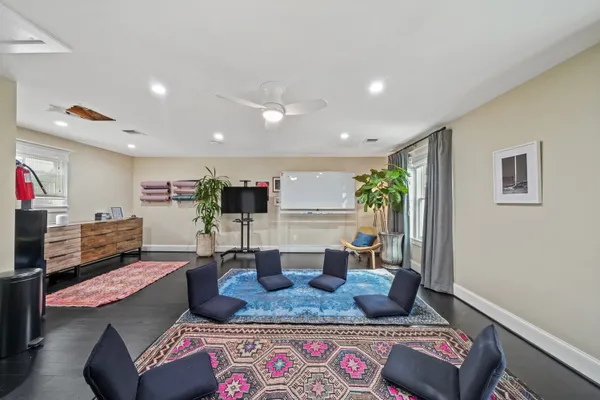 Our spacious multipurpose room for groups and activities