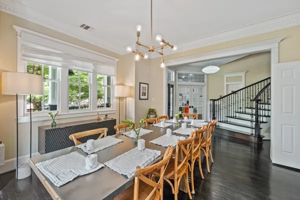 Our dining room, designed for connection and community